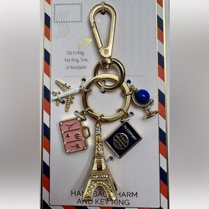 True To Form Eiffel Tower Travel-Themed Keychain